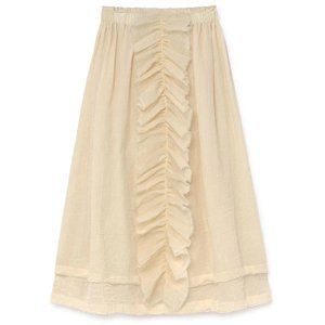 Little Creative Factory Cream Muslin Ruffle Skirt